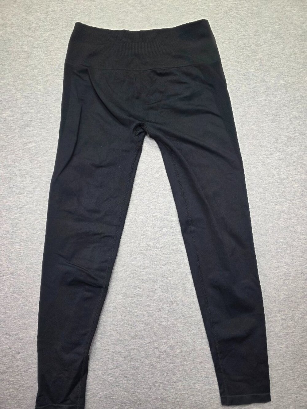 BRXL Black Ruched Butt High Waist Leggings Womens Size Large Nylon